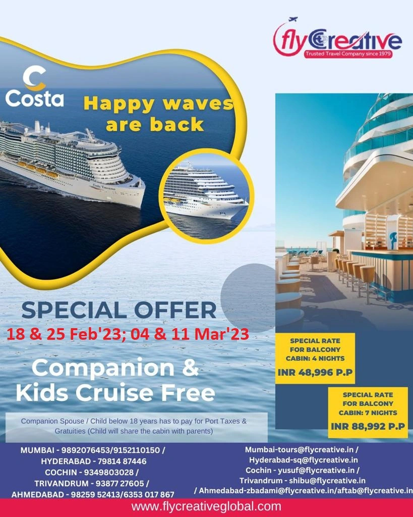 Costa Cruises  Dream Holiday Cruise Vacations